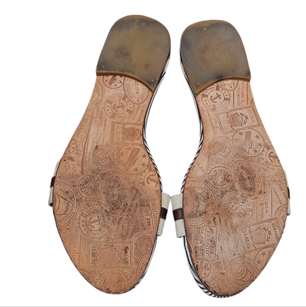 Sebago Tisbury - Dainty Low Profile Nautical Feel Slides/Sandals - Picture 7 of 7